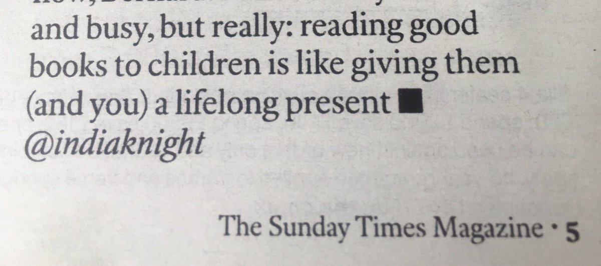 walkerpicbooks's tweet photo. And this last sentence from @indiaknight great piece about picture books in the @TheSTMagazine - keep it on repeat for the next time you pass your local library and your local independent bookshop - because It’s true! Setting children up for life 📚 #PictureBookPower https://t.co/xceLlj7sGB