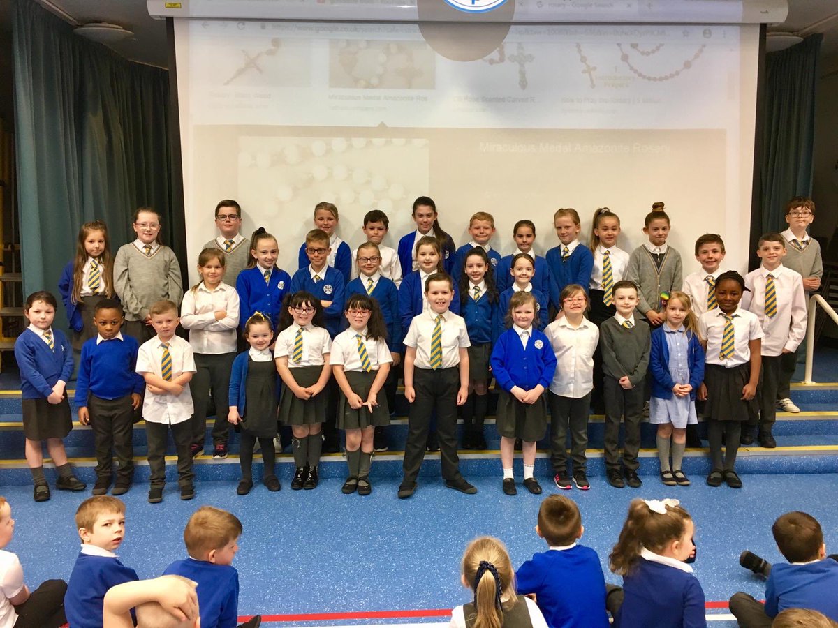SMOSPrimary's tweet photo. A big well done to these amazing children who have been attending our morning rosary sessions throughout the month of May! 📿😃 #developinginfaith https://t.co/5gG9sv9jpF
