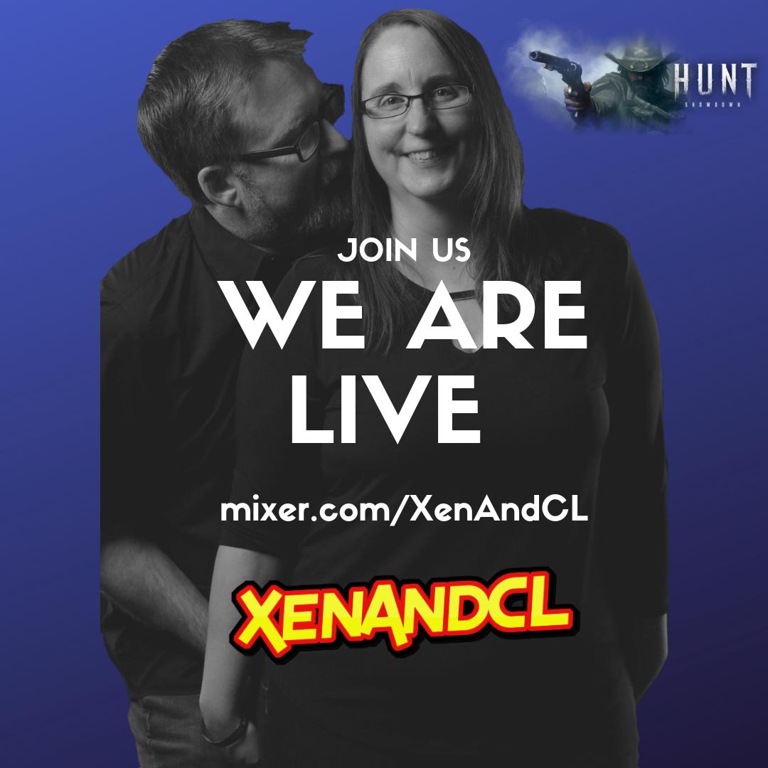 XenAndCL's tweet photo. *****WE ARE LIVE NOW*****
Playing @HuntShowdown by @Crytek @xbox on @WatchMixer
https://t.co/3GASH90zFH Come see our new ULTRA WIDE stream setup!! Perfect dual stream viewing! Thanks to @Crytek for hooking us up!
#XboxPreview
#MixerPartner
#CoopGamingCouple
#DualStreamers https://t.co/r9ybON9a7B