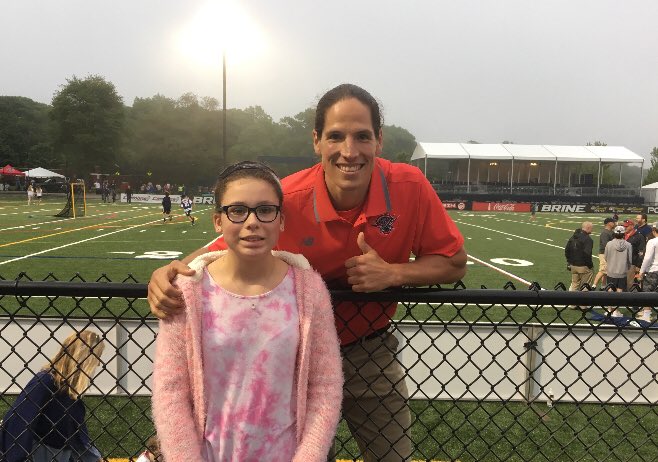 kelsiejoy's tweet photo. Great time with the family yesterday watching our first @MLL_Lacrosse game, @BostonCannons . Bumped into this guy @Bill_OBrien96 . Excited for the season. https://t.co/Q1UhUFvVSo