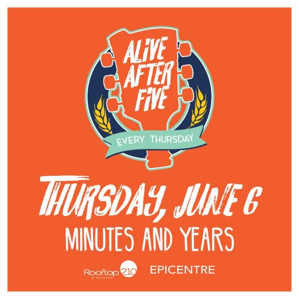 AliveAfter5's tweet photo. This Thursday we have a Charlotte favorite at Alive After Five at Rooftop 210 in the Epicentre!
MINUTES AND YEARS! https://t.co/OLfm5neaGh
