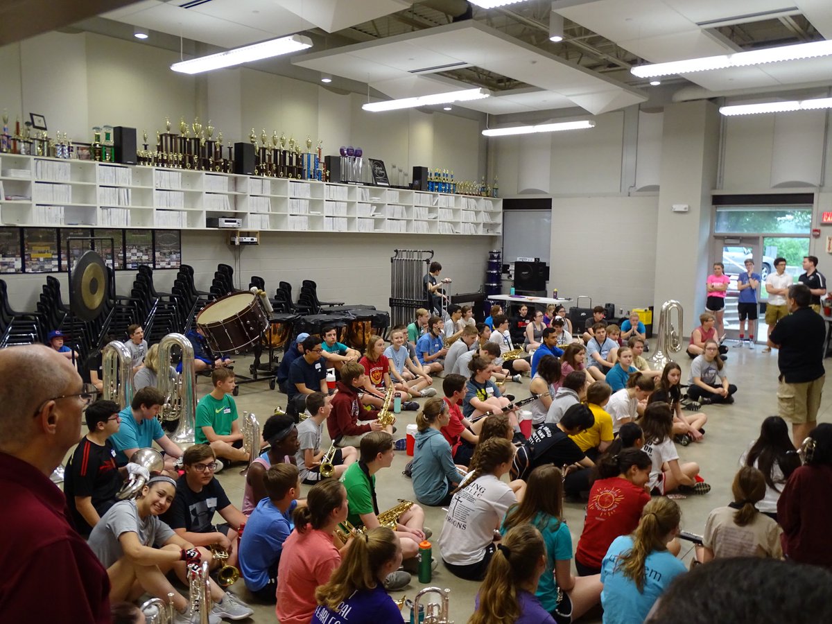 dowlingband's tweet photo. ...and we’re off! Way to go Vanguard on your first day. Congrats to our rookies - we’re excited to see what we’re capable of. https://t.co/bdkVMRt4PX