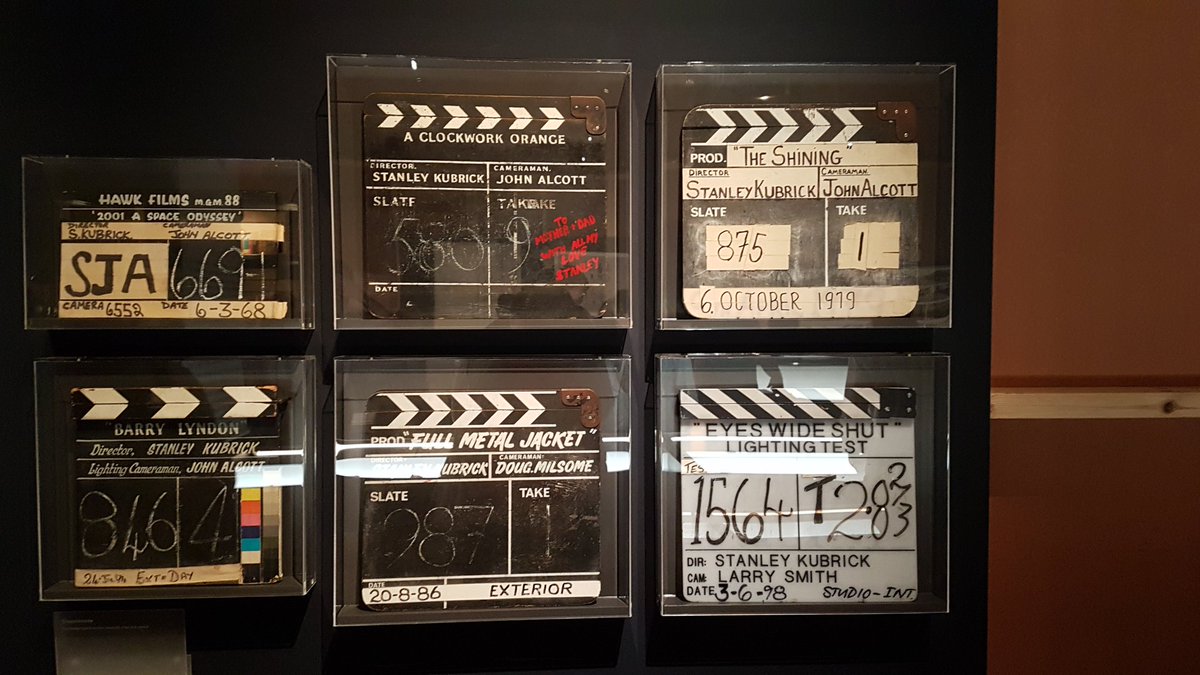 caroleluck's tweet photo. . @kasiaburke @RMGLUCK2017 such a Kubrick fan now! Love the exhibition @DesignMuseum in #HighStKen! It's AMAZING! #IWantAStanleyKubrickBoxSet 😉 Worth the early start for the first train from Hatfield today! #DiscoverKubrick https://t.co/C4mCEd5H32