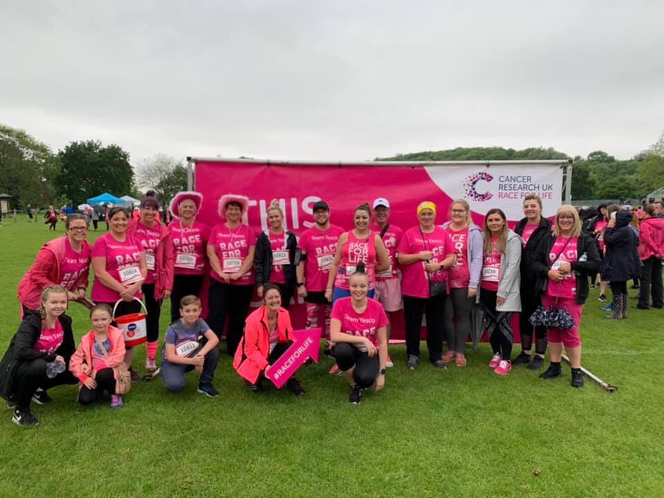 Well everyone for taking part in race for life today xx