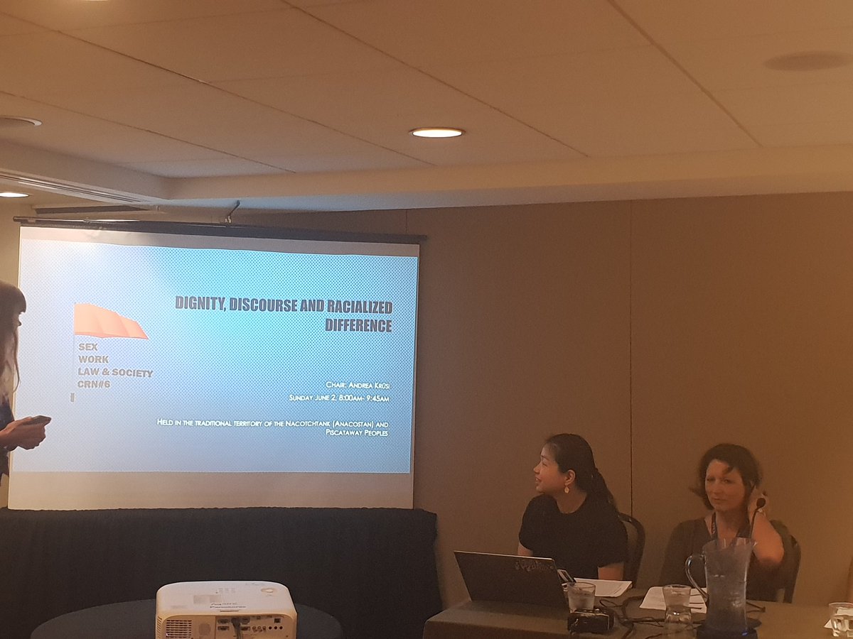 corbeau_1863's tweet image. @AndreaKrusi hosts &apos;Dignity, Discourse &amp;amp; Racialized Difference&apos;, Julie Kay on colonial legal undermining of sexual autonomy. Explores cases of indigenous women violence and post+ posthumous abuse. #crn6_dc2019 #LSA2019