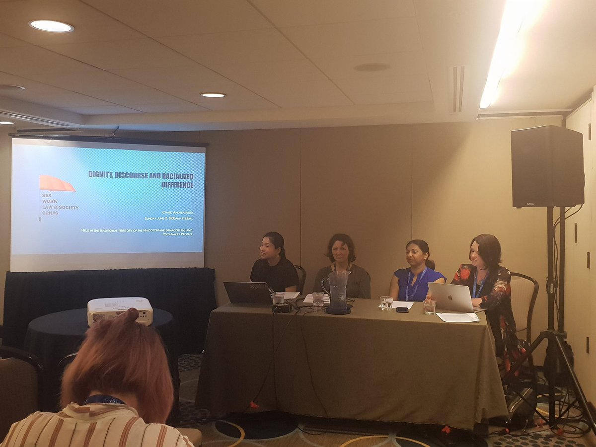 corbeau_1863's tweet image. @AndreaKrusi hosts &apos;Dignity, Discourse &amp;amp; Racialized Difference&apos;, Julie Kay on colonial legal undermining of sexual autonomy. Explores cases of indigenous women violence and post+ posthumous abuse. #crn6_dc2019 #LSA2019