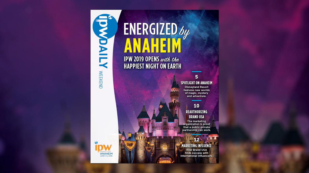 ustravelipw's tweet image. Hot off the press! Check out the brand-new #IPWDaily Weekend Issue for a recap of #ipw19's Chairman's Circle Honors, a preview of the Happiest Night on Earth and MUCH more &amp;gt;&amp;gt; bit.ly/IPWDaily19Week…