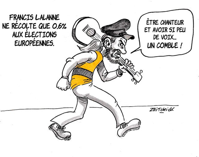 BlaguesDessins's tweet photo. Le #DessinDePresse de Zaïtchick : Jaune et innocent
Retrouvez les dessins de Zaïtchick sur le site
https://t.co/j2fHwS2jgp
#DessinDeZaitchick #ActuDeZaitchick #Humour #ÉlectionsEuropéennes #Européennes #GiletsJaunes #FrancisLalanne #Comble #ChanteurAphone #ExtinctionDeVoix https://t.co/Ns7x2I9jlJ