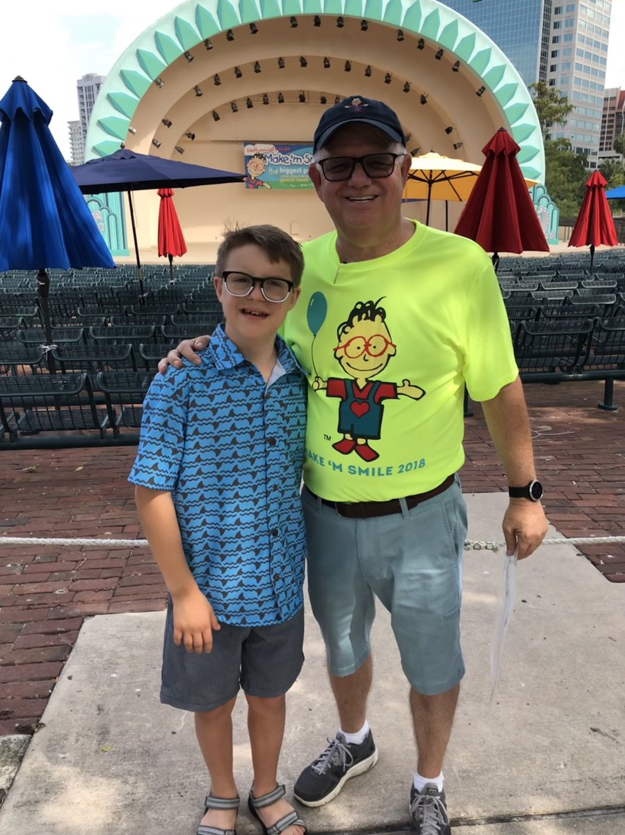 calebscrew's tweet photo. Great meeting Nathaniel’s dad Tim at the Make ‘m Smile Walk! Thanks for all you do for children & families with #specialneeds #nathanielshope #makemsmile 🎈😊 https://t.co/MDmmAQmaRr