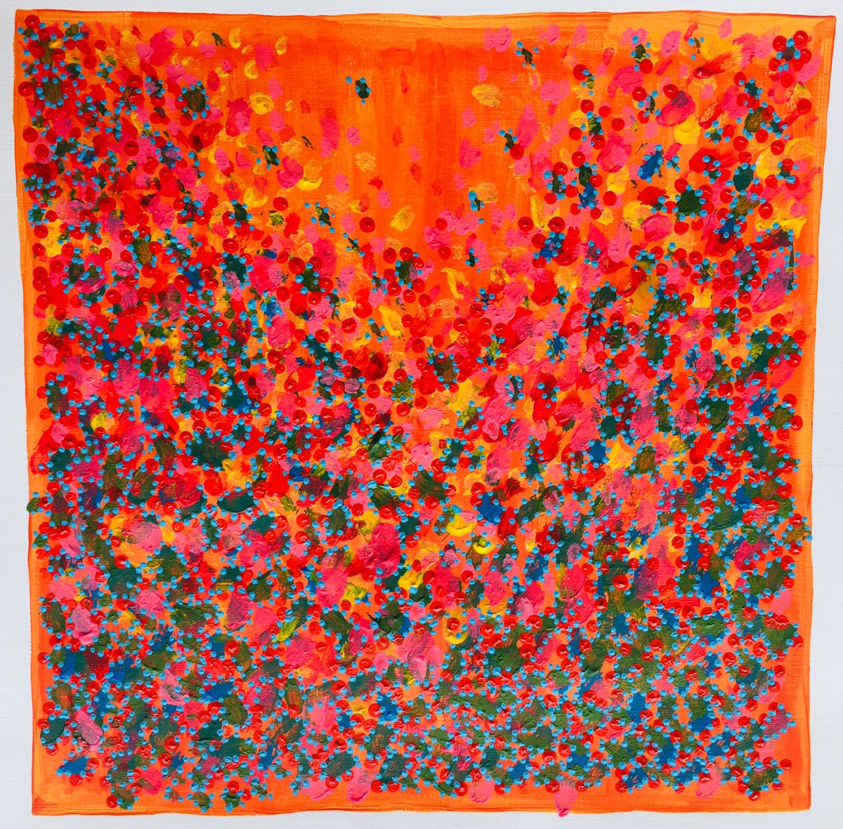 MartinStretton's tweet image. Colour Field Painitng #1 (2019)      12”X 12”