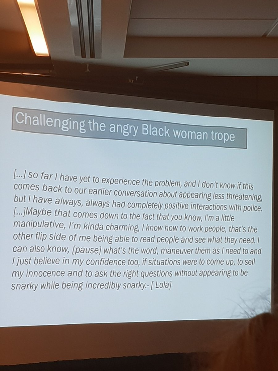 corbeau_1863's tweet image. @MRaguparan Racialized discrimination by police among #sexwork -ers of colour who resist, used stereotypes &amp;amp; racist tropes. E.g. the naive prostitute trope &amp;amp; performed whiteness &amp;amp; femininity to avoid punitive encounters with police #crn6_dc2019 #lsa2019