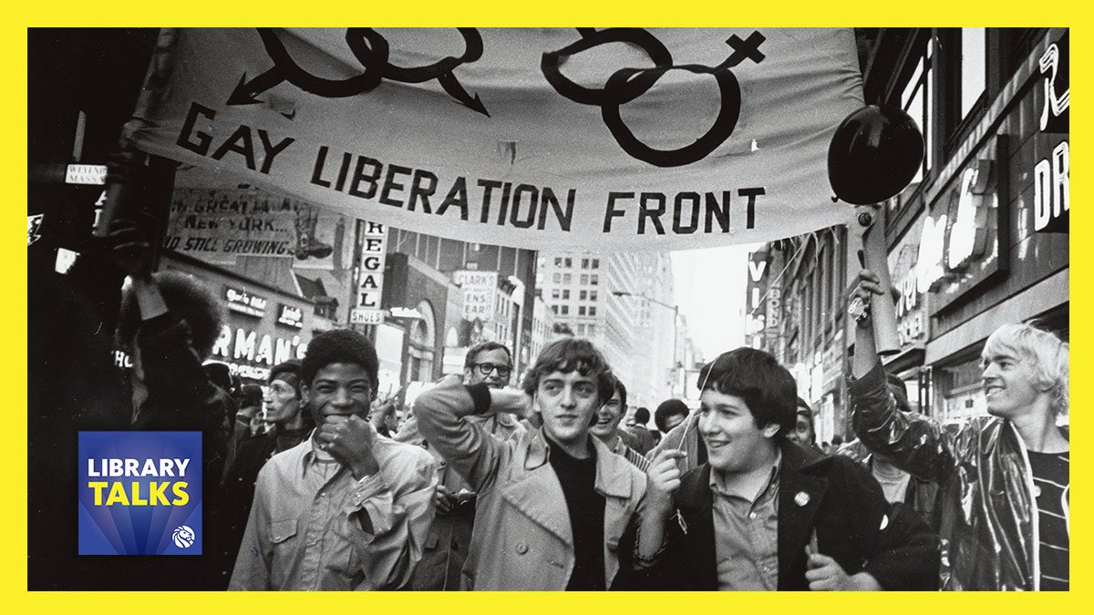 nypl's tweet image. This week on #LibraryTalks, founding members of the Gay Liberation Front speak with @NancyPodcast hosts about queer media representation. #Pride #PrideMonth

Spotify: on.nypl.org/2XirVgZ
Google Podcasts: on.nypl.org/2EMnfsw
Apple Podcasts: on.nypl.org/2ENe5vV