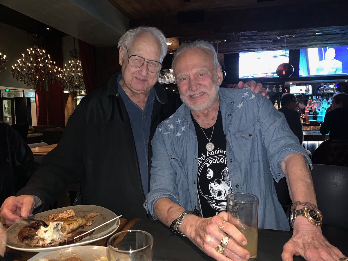 TheRealBuzz's tweet photo. Ah, how good it feels! The hand of an old friend. #40yearsoffriendship https://t.co/rSfywS4sSt