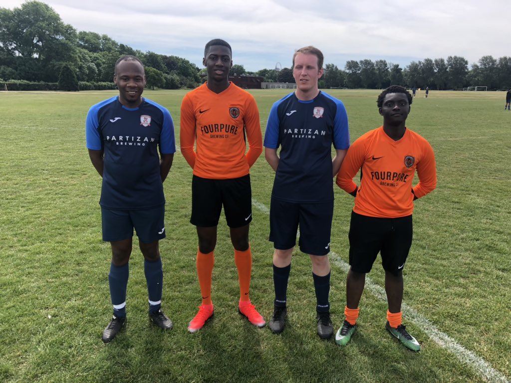 birkbeckorient's tweet image. Inaugural Battle of the Breweries friendly. BOFC 1-4 @ClaphamPhoenix - well done the the Phoenix for securing The Mashes.

Thanks to sponsors @PartizanBrewing and @fourpurebrewing 

Photos:

11am, Midday, 1pm.