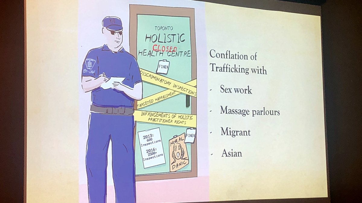 bronwynmcbride's tweet image. Ongoing conflation between sex work and #trafficking, and consistent assumption of Chinese and Asian women as being sex trafficked results in high policing &amp;amp; surveillance which harms immigrant sex workers. #CRN6_DC2019 #sexwork @ButterflyCSW
