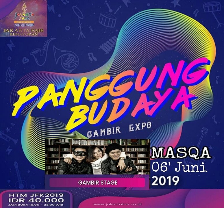 Yuhhuu saksikan kami di panggung budaya PRJ , 06/06/19 jam 20:00