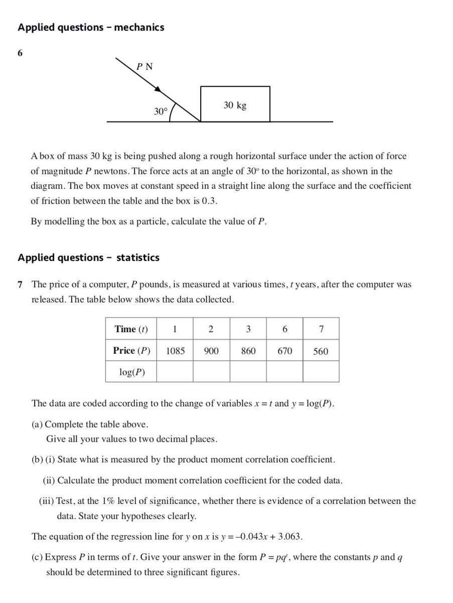 **3 days to go**

You can now find Question Sheet 8 of our A Level Maths Countdown at: crashmaths.com/a-level-countd… …

Today's sheet features exponentials/logs, cobweb/staircase diagrams, vectors, implicit differentiation, ODEs, statics and coding/pmcc.

#mathschat