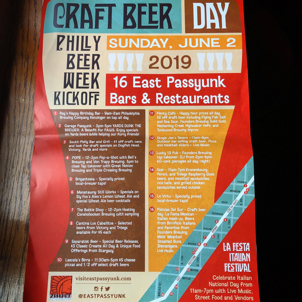 pope1501's tweet photo. @EPassyunkAve #craftbeerday is TODAY! #phillybeerweek @phillylovesbeer https://t.co/tJLClMd7JB