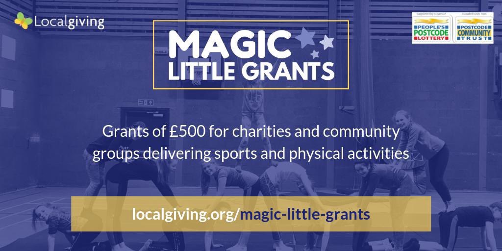 We are delighted to have received £500 from the <a href="/Localgiving/">Localgiving</a> Magic Little Grant Fund, thanks to the players of @People’s Postcode Lottery. This will go towards setting up our new A team which will be used as a young player pathway into senior football.

#thankstolocalgiving