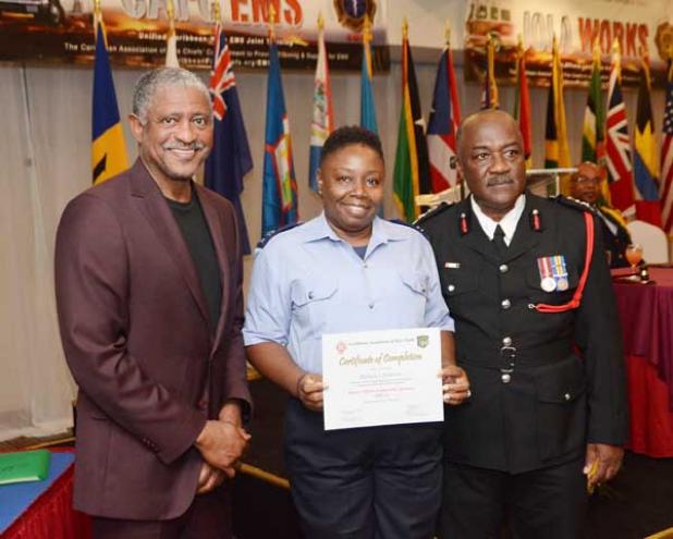 FireService246's tweet photo. We extend our best wishes and congratulations to the participants of the 2019 Junior Officers Leadership Academy held in Barbados. #Barbados #BarbadosFireService #CAFC2019 #FireChiefs https://t.co/DoMwTQ6ExG