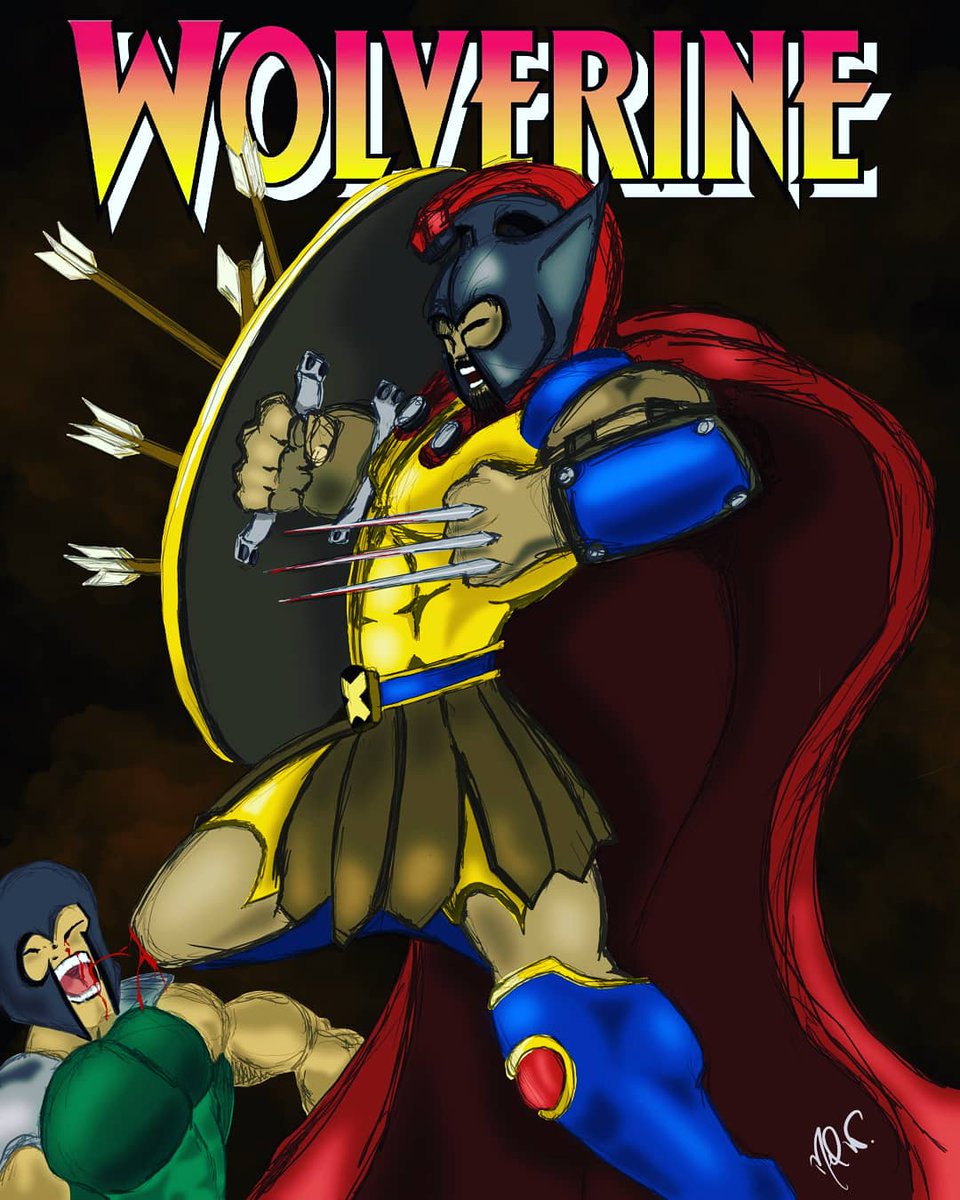 artbymelw's tweet photo. Finished my digital drawing of wolverine. 
#Wolverine #XMen #Procreate https://t.co/b6CgHgpn2k