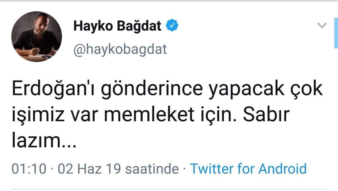 Erdoğan'dan sonra binlerce Erdoğan var bu topraklarda... İhanetlerinizin bedelini sadece o sorar sanıyorsanız yanılıyorsunuz. Uşaklığını ettiğiniz efendilerinizin emellerini bu topraklarda asla başaramayacaksınız...