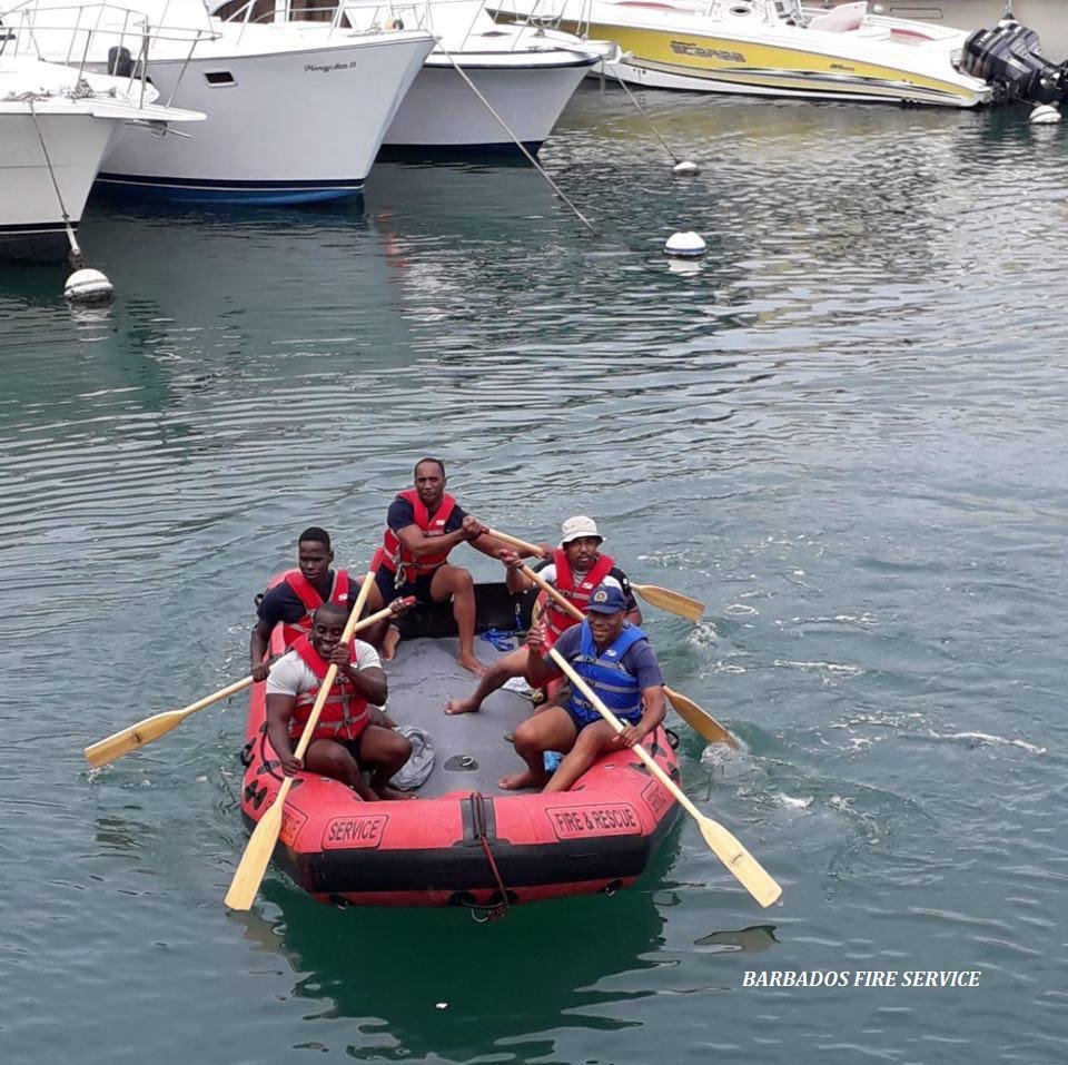 FireService246's tweet photo. Members of the Barbados Fire Service recently conducted water safety and small craft handling training sessions as part of their preparedness for the 2019 Hurricane Season. #Barbados #BarbadosFireService #BePrepared #HurricaneSeason #Disasters https://t.co/bN7mzoulaV