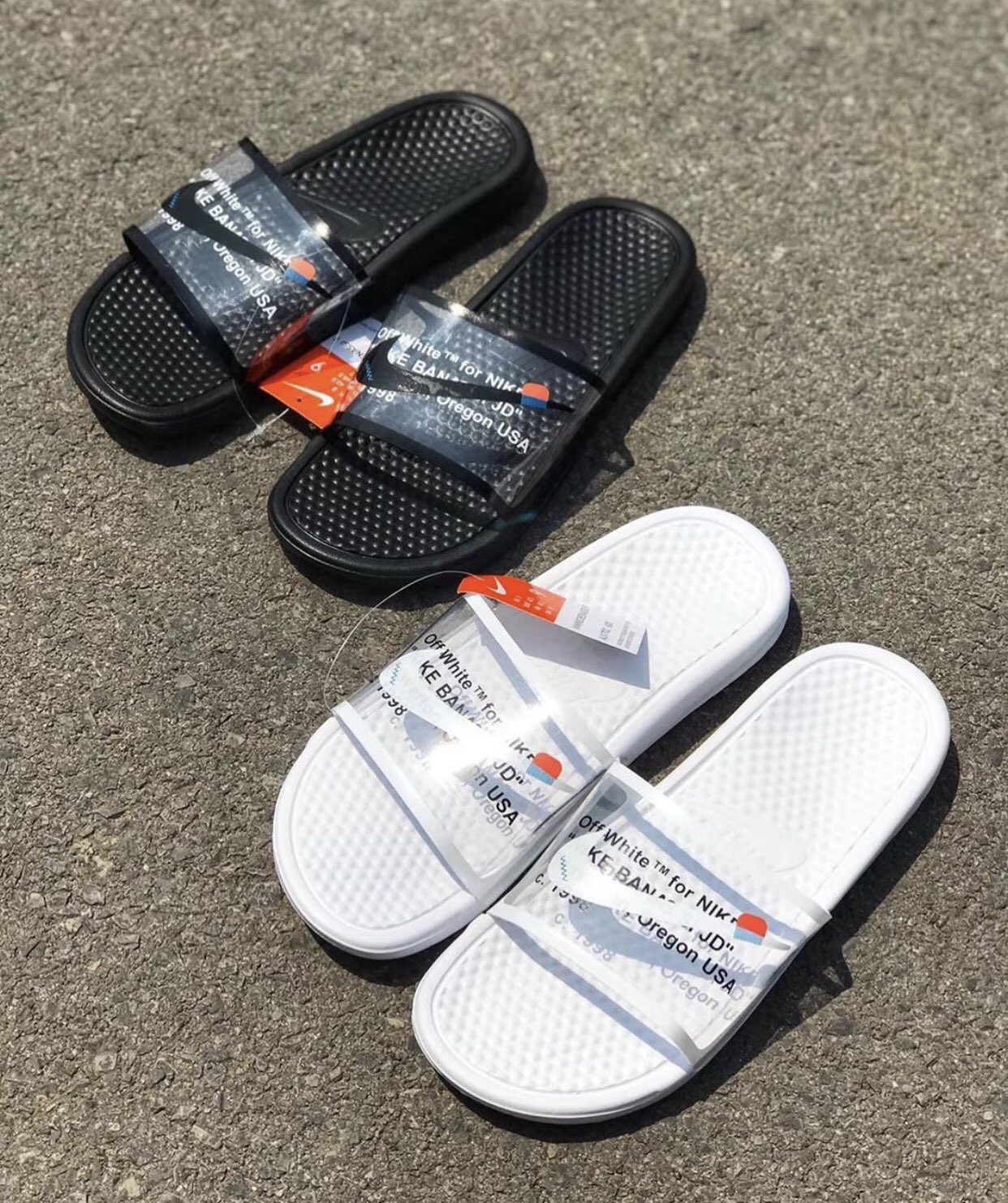 nike off white slides