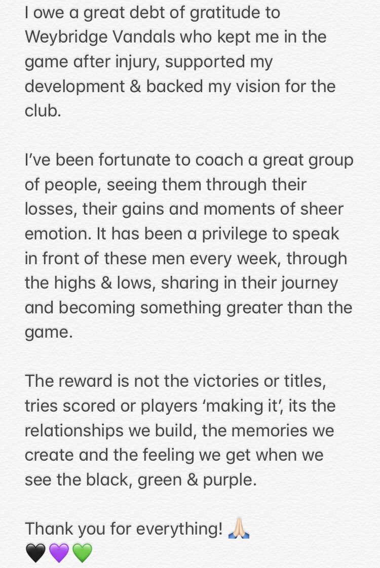 GapeODMerlin's tweet photo. Thank you to everyone @VandalsRFC for the last 4 yearsππ»
A great way to finish on Friday with an enjoyable end of season awards dinner π
π»π€’
Time to find the next challenge...π§π»ββοΈ
#MightyVs #CoachingJourney https://t.co/iJTHY0hSwG