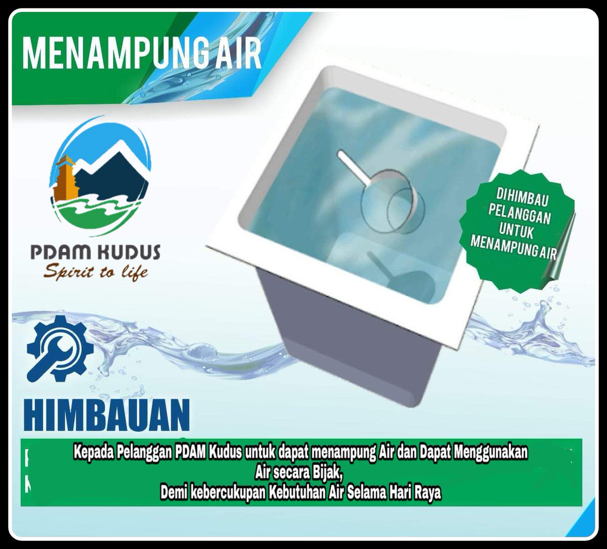 PERUMDA TIRTA MURIA (@pdamkabkudus) on Twitter photo 