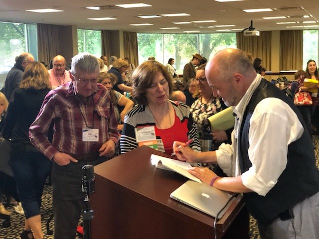 RUWritersCon's tweet photo. Day 2 keynote speaker Colum McCann was a-m-a-z-i-n-g. Who agrees? https://t.co/2bd0xIxmwo