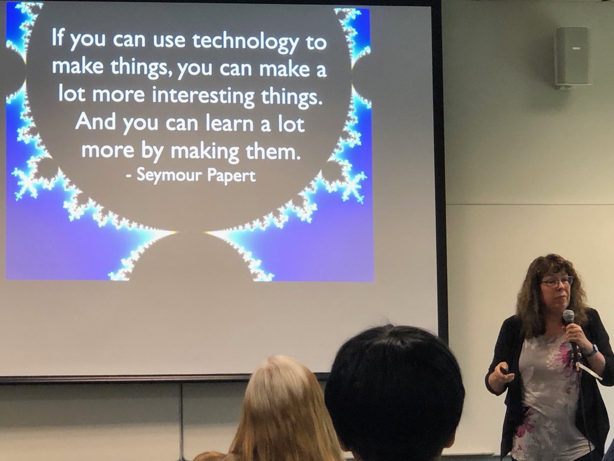 ⁦Learn a lot more by making! ⁦<a href="/makerfairenova/">MakerFaire NoVa</a>⁩ <a href="/vste/">VSTE</a> #makered ⁦<a href="/smartinez/">Sylvia LibowMartinez</a>⁩