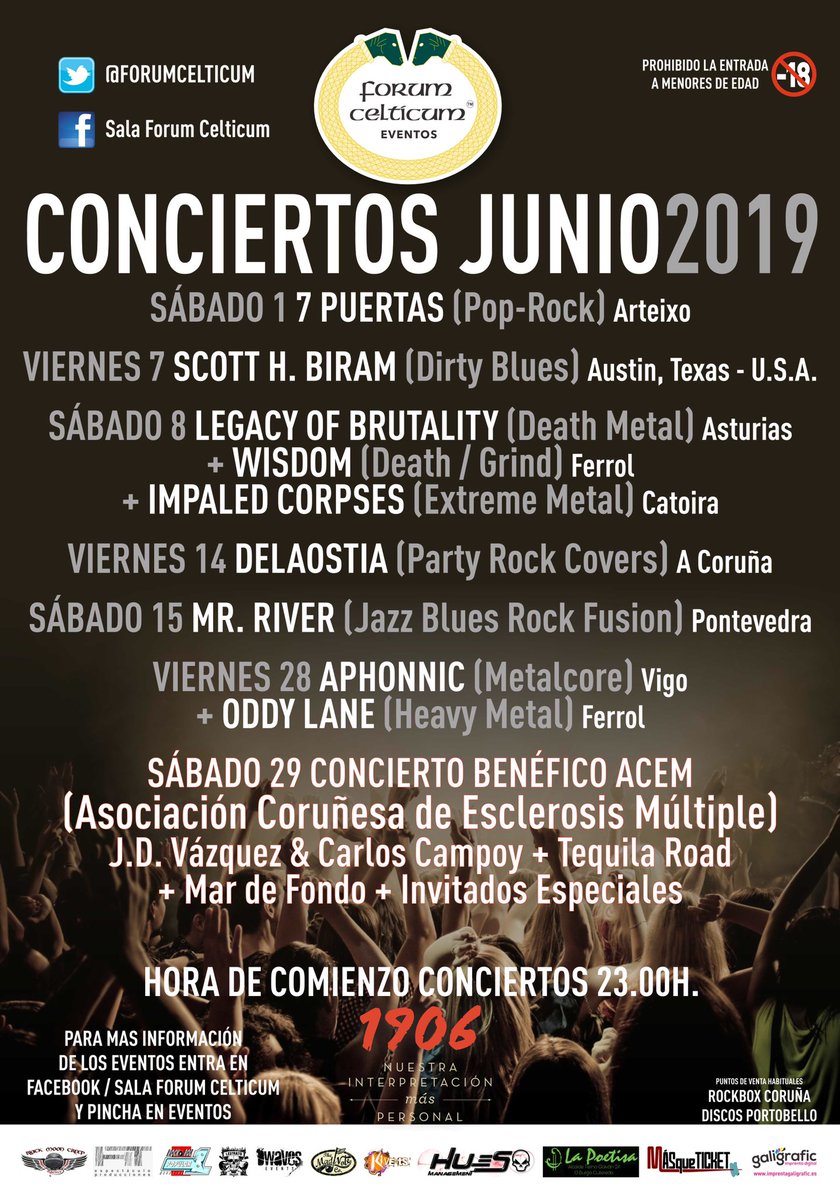 Programación Junio...🤘🤘🤘