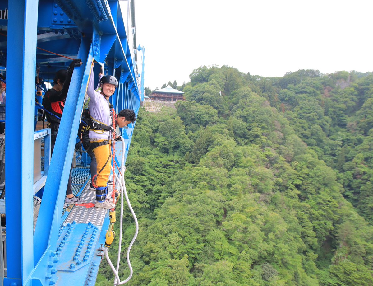 大塚統子 自己嫌悪を癒すカウンセラー 仙台と東北が好き در توییتر リフレッシュ休暇2 45 バンジージャンプを飛んだ 一瞬こわかったけど 超楽しい 竜神バンジー リフレッシュ休暇45