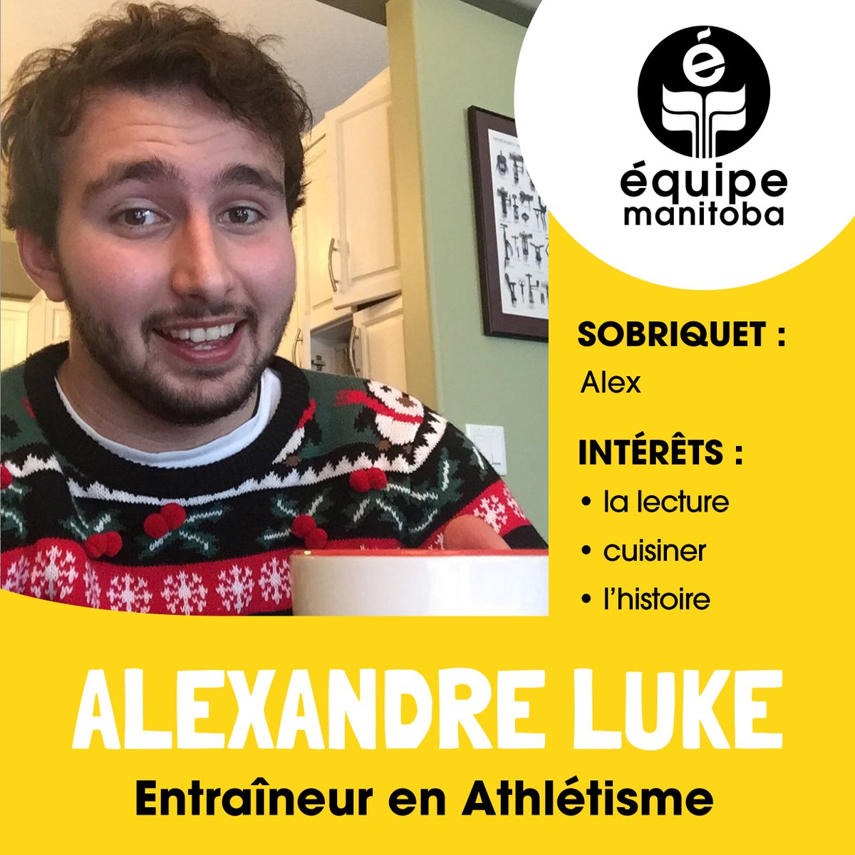 equipemanitoba's tweet photo. ALEXANDRE LUKE - Entraîneur en Athlétisme #TOBA2020 #jeuxfc #jeunesengagés https://t.co/HwJQ78SM0x