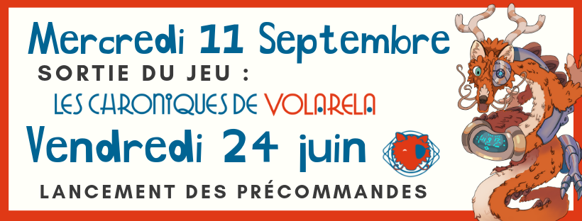 Volarela's tweet photo. Vous l'attendiez ? La voici ! L'annonce tant attendue :
Nous sortons le jeu le 11 septembre !!

Ça vous semble loin ? Pour nous aussi. C'est pour cela que nous vous donnons, à partir du vendredi 24 juin, la possibilité de précommander le jeu ! #edtech #volarela #précommande #jeu https://t.co/cXn3DN6D2z