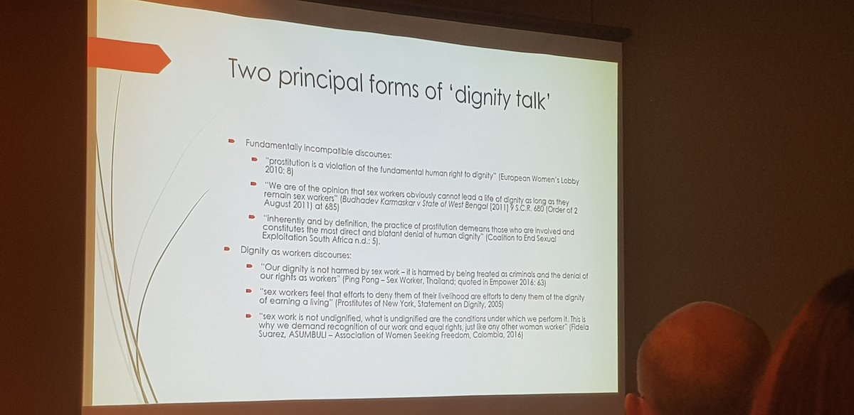 criminographer's tweet image. Now Stuart Cunningham is discussing the two principal forms of &quot;dignity talk&quot; #CRN6_DC2019