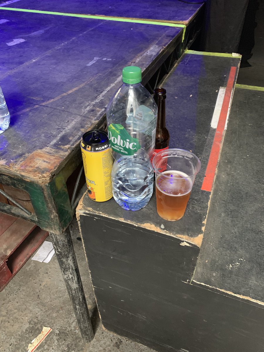 Only the healthy fluids backstage #m2tm #bloodstock #kkssteelmill #backstage #wolvo #monster #budweiser #carling