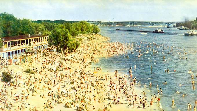 1967г. Труханов остров. Фото Киева