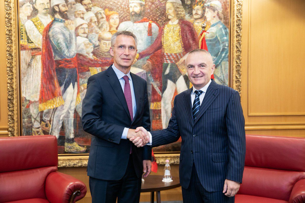 ilirmetazyrtar's tweet photo. Do vazhdoj të inkurajoj rritjen e #buxhetit për #mbrojtjen në 2% brenda 2024, si #detyrim & si #përgjegjësi për ndarjen e barrës në shërbim të #mbrojtjes #kolektive, sepse është #detyra & #përgjegjësia e çdo #aleati të forcojmë @NATO. @jensstoltenberg #Shqipëria10VjetNëNATO🇦🇱 2/3 https://t.co/00tM0M3lA9