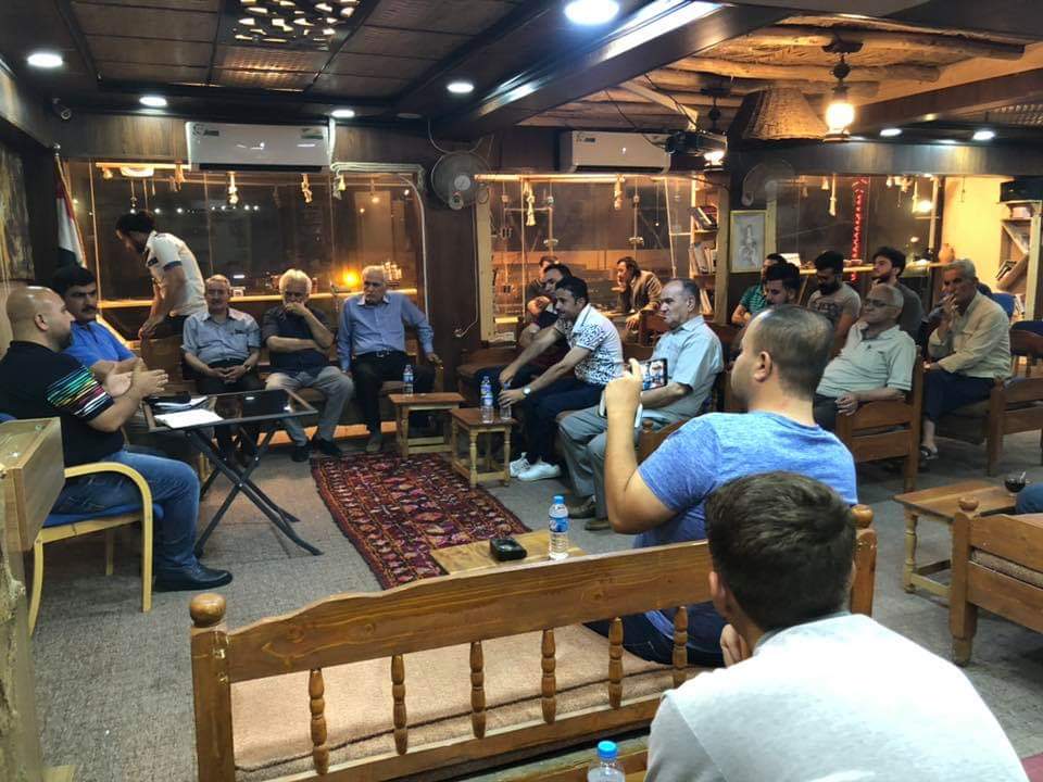 Qintara14's tweet photo. Culture, heritage, and identity was an interesting session presented by Dr. Omar Jassam yesterday at #Qantara. 

#Mosul
#Mosul_2019 
@saleheleas https://t.co/jFjwYQGfQF