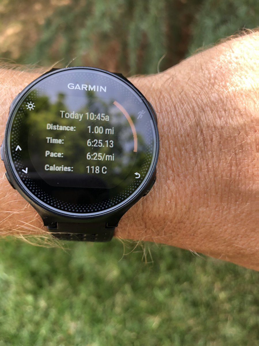 Fast mile for the old man!