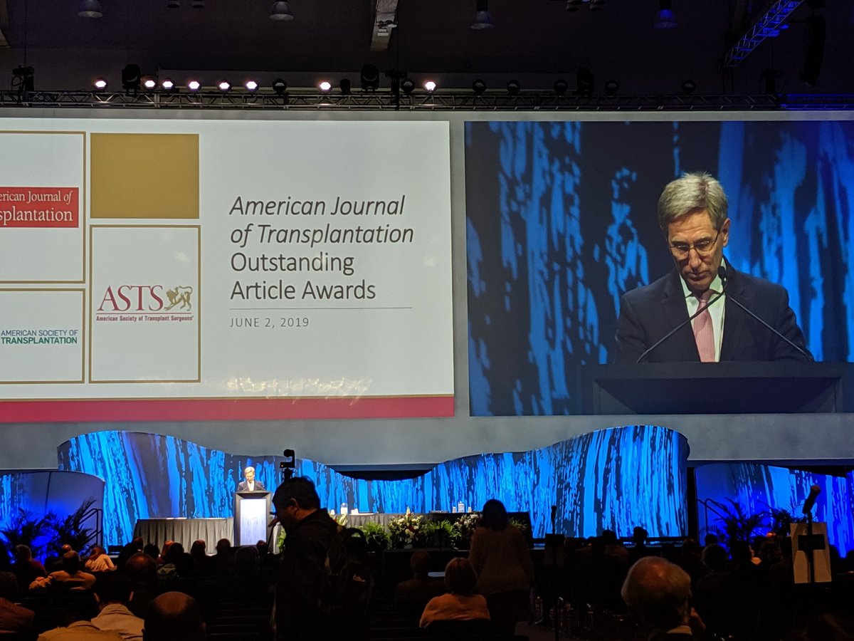 amjtransplant's tweet photo. Congrats to Dan Kreisel, Thangamani Muthukumar, and Matthew Kadatz, recipients of AJT's Outstanding Article Award! #ATC2019Boston https://t.co/Sn5DaLjVCG