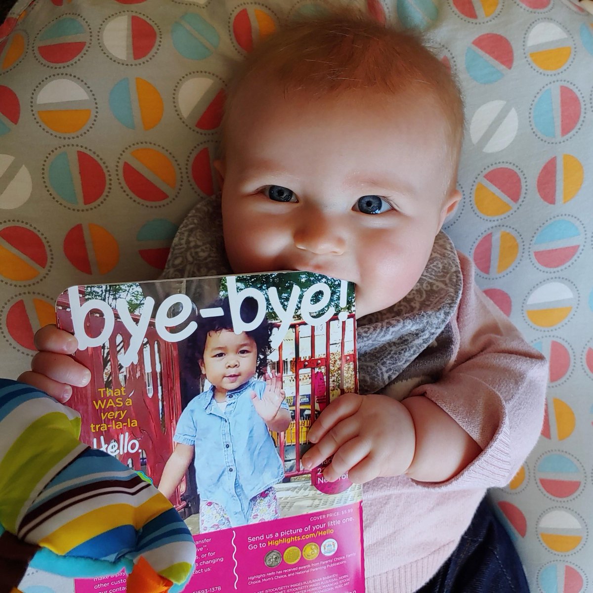 Highlights's tweet photo. This Hello reader has good taste 😉 #HighlightsHello #BabyOfTheWeek https://t.co/xmsInGNwna