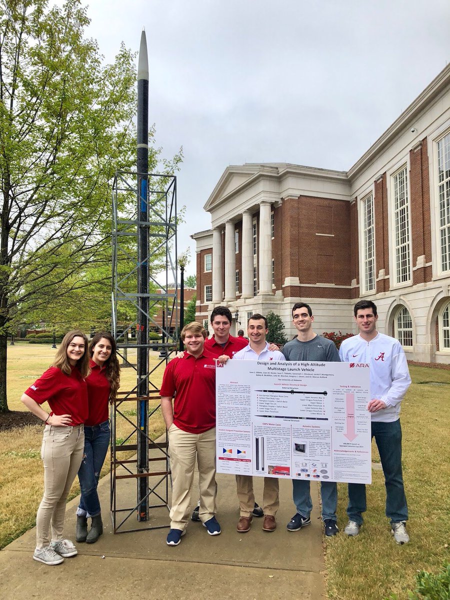 alabamarocketry's tweet photo. STEM education for the next generation is essential to foster innovation and collaboration. The #TuscaloosaRocketryChallenge at the @univofalabama provides students opportunities to learn more about STEM and have a great time! #B11SpaceChallenge @base11STEM https://t.co/UvPUNv4pBo