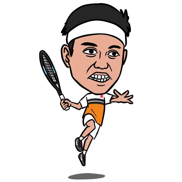 ザッキー Hiroaki Okazaki 勝てばベストエイト Keinishikori 錦織圭 Frenchopen Illustration Portraitillustration イラスト 似顔絵 イラスト好きな人と繋がりたい 絵描きさんとつながりたい T Co Fqrxcx8ona Twitter