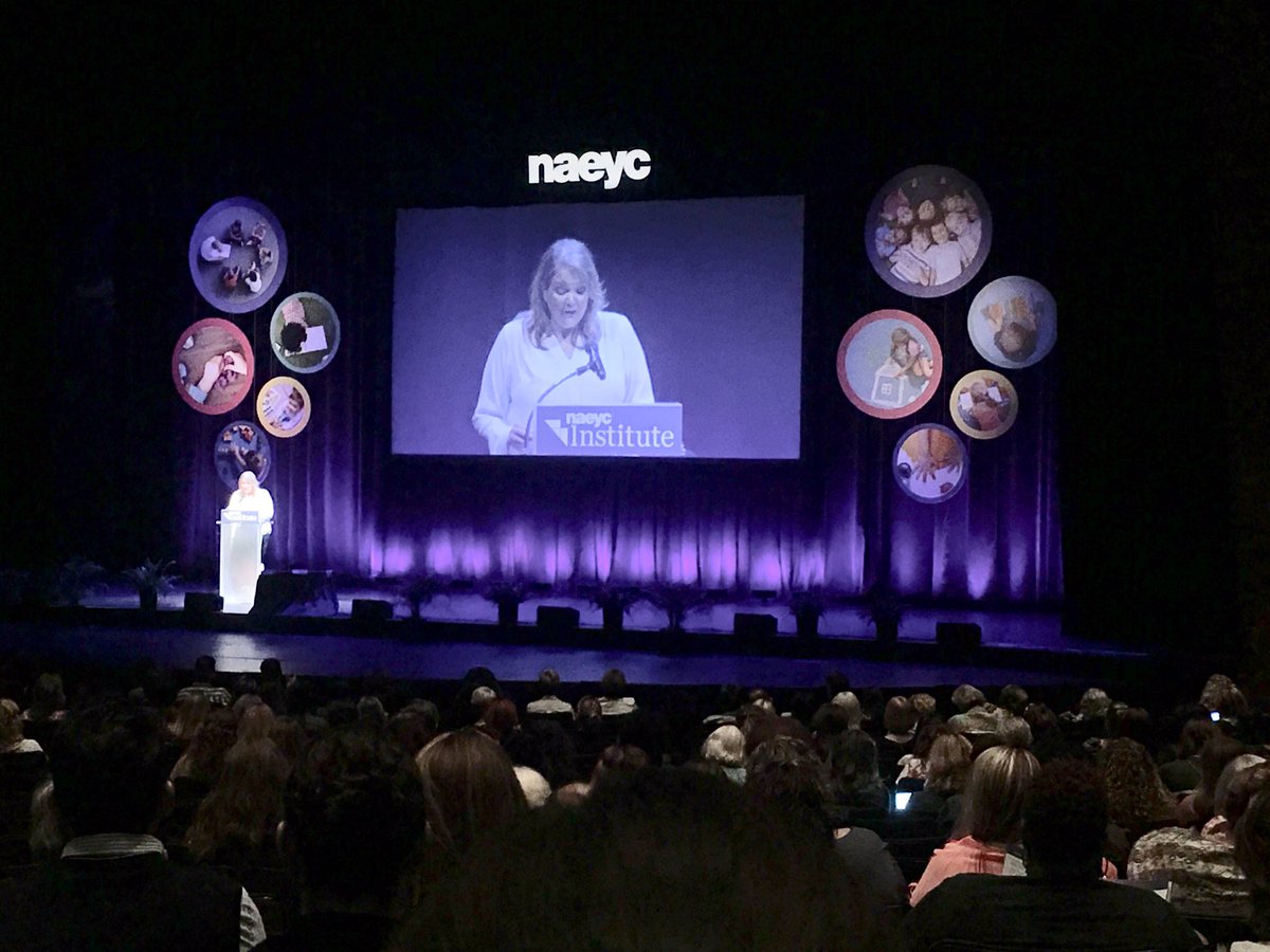lisa_eckhoff's tweet photo. Kicking off NAEYC PLI with thousands of new friends https://t.co/PMlV9P3fKA