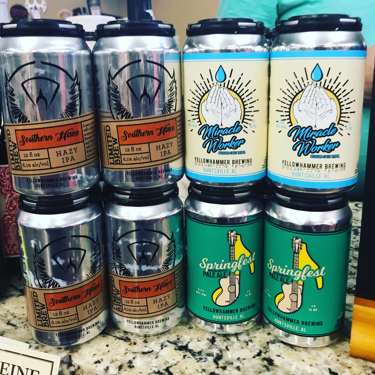 YellowhammerRep's tweet image. Sunday Funday Seasonals for the Taking.  Beer Up! PIG MT. LAUREL has  all bases covered.  Belgian Tripel, Hazy IPA or NE Pale Ale. . #lakebeer #weekendbrews #travelers ⁦@YellowhammerAle⁩ ⁦⁦@pwclairmont⁩