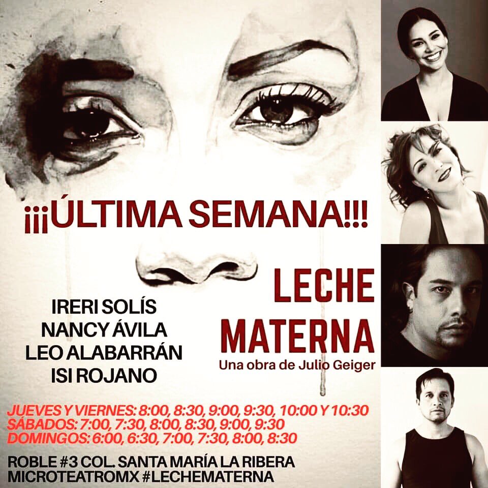 Último día ‼️‼️‼️‼️‼️‼️MICROTEATRO ‼️‼️‼️‼️<a href="/juliogeiger/">Julio Geiger</a> <a href="/Sol_Ireri/">Ireri Solis</a> <a href="/IsiRojano/">isi rojano</a> <a href="/galateaGizeht/">Gizeht Galatea</a>