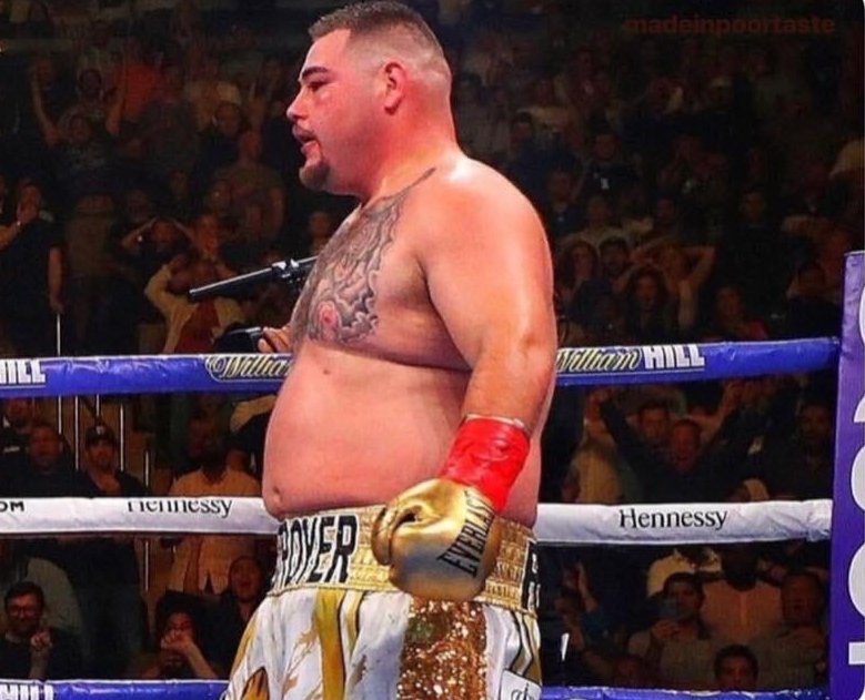 Swanzy_Kelvin's tweet photo. This guy beat Anthony Joshua and now I'm never going to the fucking gym again. Pass me a steak bake and a pint this is my year. #BellyPower @Ruiz @FloydMayweather @SkySportsBoxing @anthonyfjoshua https://t.co/3oBZgYIznJ